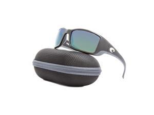 Costa Del Mar Blackfin Sunglasses Black Frame / Green Mirrored 580G Polarized Costa Del Mar Blackfin Sunglasses Black Frame / Green Mirrored 580G Polarized