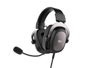 Havit H2002D Metal Gun 3.5mm AUX High magnetic 53mm drive Gaming headset with detachable Microphone, anti-violence, compatible for PC, PS4 and XBox
