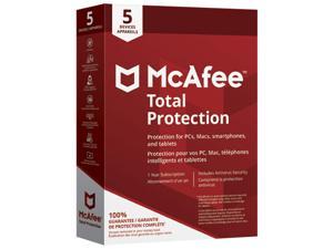 McAfee Total Protection 2018 (PC/ Mac/ Android/ Chrome/ iOS) - 5 Users - 1 Year