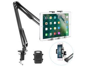 Neewer® Universal Smartphone & Tablet Stand (Sturdy Metal Arm, Padded Holder, Adjustable Mounting Clamp) for iPhone11/11 Pro/11 Pro Max Samsung Galaxy S10+10--Black Neewer® Universal Smartphone & Tablet Stand (Sturdy Metal Arm, Padded Holder, Adjustable Mounting Clamp) for iPhone11/11 Pro/11 Pro Max Samsung Galaxy S10+10--Black