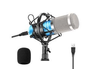 Neewer USB Microphone 192KHZ/24Bit Plug & Play Computer Cardioid Mic Podcast Condenser Microphone with Professional Sound Chipset for Livestreaming/YouTube/Gaming Recording/Voice Over(NW-8000-USB)