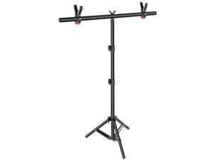 Neewer T-shape Background Backdrop Support Stand Kit: 32-80 inches/81-203 centimeters Adjustable Tripod Stand and 35.4 inches/90 centimeters Crossbar with 2 Tight Clamps for Video Studio Photography Neewer T-shape Background Backdrop Support Stand Kit: 32-80 inches/81-203 centimeters Adjustable Tripod Stand and 35.4 inches/90 centimeters Crossbar with 2 Tight Clamps for Video Studio Photography