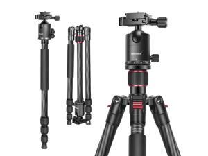Neewer Carbon Fiber 66 inches/168 centimeters Camera Tripod Monopod with 360 Degree Ball Head,1/4 inch Quick Shoe Plate,Bag for DSLR Camera,Video Camcorder,Load up to 26.5 pounds/12 kilograms Neewer Carbon Fiber 66 inches/168 centimeters Camera Tripod Monopod with 360 Degree Ball Head,1/4 inch Quick Shoe Plate,Bag for DSLR Camera,Video Camcorder,Load up to 26.5 pounds/12 kilograms