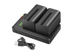 Neewer NP-F750 2-Pack 5600mAh Li-ion Replacement Battery with USB Charger Compatible with Sony NP-F550 570 750 770 930 950 FM55H FM500H QM71 QM91 QM71D, Neewer Led Video Light, Neewer Camera Monitor Neewer NP-F750 2-Pack 5600mAh Li-ion Replacement Battery with USB Charger Compatible with Sony NP-F550 570 750 770 930 950 FM55H FM500H QM71 QM91 QM71D, Neewer Led Video Light, Neewer Camera Monitor