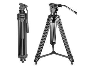 Neewer® 61"/155cm Aluminum Alloy Tripod with 360 Degree Ball Head,1/4" 3/8"Quick Release Plate,and Bubble Level Including Carrying Bag for DSLR Camera,Video Camcorder,Load Capacity 17.6lbs/8kg Neewer® 61"/155cm Aluminum Alloy Tripod with 360 Degree Ball Head,1/4" 3/8"Quick Release Plate,and Bubble Level Including Carrying Bag for DSLR Camera,Video Camcorder,Load Capacity 17.6lbs/8kg