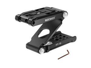 Neewer Z Flex Tilt Tripod Head, 2-In-1 Aluminum Alloy Tripod Mount Adapter with Phone Clamp and Quick Shoe QR Plate Bracket for DSLR Cameras and Smartphones, Load Capacity 6.61lb/3kg Neewer Z Flex Tilt Tripod Head, 2-In-1 Aluminum Alloy Tripod Mount Adapter with Phone Clamp and Quick Shoe QR Plate Bracket for DSLR Cameras and Smartphones, Load Capacity 6.61lb/3kg