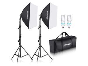 Neewer® 700W Professional Photography 24"x24"/60x60cm Softbox with E27 Socket Light Lighting Kit for Photo Studio Portraits,Product Photography and Video Shooting