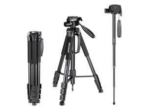 Extended Tripod Stand Mount,Flexible Portable Outdoor Black Tripod Stand with Universal 1/4 Screw for Insta360 ONE X/ONE/EVO