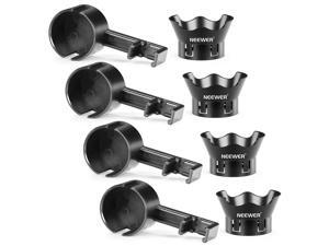 Neewer® 4 Pack Camera Lens Cap Protector Cover and Flower-type Rose Petal Lens Hood for DJI Phantom 3 Standard,Professional and Advanced(Black) Neewer® 4 Pack Camera Lens Cap Protector Cover and Flower-type Rose Petal Lens Hood for DJI Phantom 3 Standard,Professional and Advanced(Black)