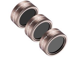 Neewer 3 Pieces Lens Filter Kit for DJI Phantom 4 Pro, Multi-coated, High Definition Glass and Aluminum Alloy Frame Includes: ND8, ND16 and ND32 (Gold) Neewer 3 Pieces Lens Filter Kit for DJI Phantom 4 Pro, Multi-coated, High Definition Glass and Aluminum Alloy Frame Includes: ND8, ND16 and ND32 (Gold)