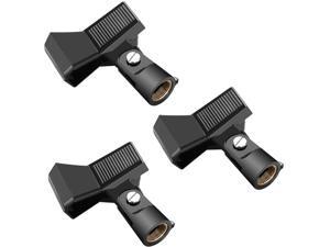 Neewer 3 Packs Microphone Clip Clamp Holder for Mic Stand with 5/8 inch Screw and Microphone Within 22MM-35MM Diameter Such as Sm57 Sm58 Sm86 Sm87 (Black) Neewer 3 Packs Microphone Clip Clamp Holder for Mic Stand with 5/8 inch Screw and Microphone Within 22MM-35MM Diameter Such as Sm57 Sm58 Sm86 Sm87 (Black)