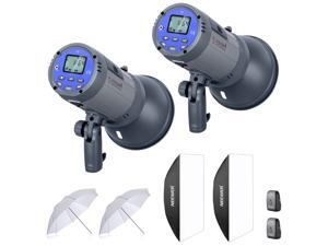 Neewer 600W Battery Powered Outdoor Studio Flash Strobe Lighting Kit:(2)VISION4 Monolight with 2.4G System,(2)Translucent White Umbrella,(2)Rectangular Softbox for Video Shooting Location Photography Neewer 600W Battery Powered Outdoor Studio Flash Strobe Lighting Kit:(2)VISION4 Monolight with 2.4G System,(2)Translucent White Umbrella,(2)Rectangular Softbox for Video Shooting Location Photography