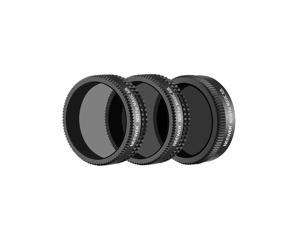 Neewer 3 Pieces Pro Neutral Density Filter Kit for DJI Mavic Air Drone Quadcopter Includes: ND4, ND8, ND16 Filter, Made of Multi Coated Waterproof Aluminum Alloy Frame Optical Glass(Black)