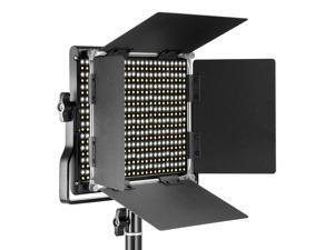 CRI 95+ for Studio YouTube Outdoor Video Photography Lighting White, Orange 600 LED Beads Neewer Dimmable Bi-Color 600 LED Video Light with U Bracket and Color Filter 3200-5500K