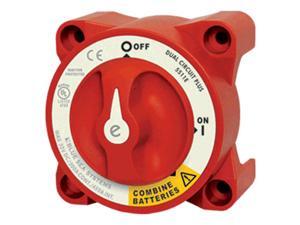 Blue Sea 5511e e-Series Dual Circuit Plus Battery Switch Blue Sea 5511e e-Series Dual Circuit Plus Battery Switch