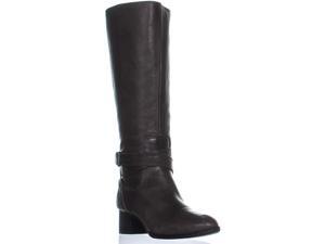 Nine West Vani Wide Calf Knee High Boots, Dark Gray, 7.5 US