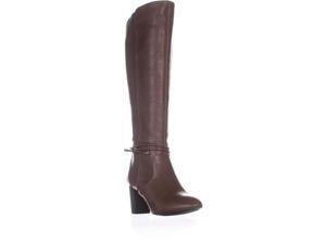 Alfani Gilian Knee High Boots, Cognac, 9.5 US