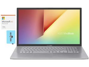 ASUS VivoBook 17 Home & Business Laptop (Intel i7-1065G7 4-Core, 16GB RAM, 2TB m.2 SATA SSD, 17.3" HD+ (1600x900), Intel HD 610, Wifi, Bluetooth, Win 10 Home) with Microsoft 365 Personal , Hub