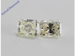 A Pair of Radiant Cut Loose Diamonds 121 Ct K SI