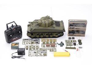 HengLong 2.4GHz American M4A3 Sherman, RC 1:16 scale Battle Tank, Ready-to-run 3898-1 HengLong 2.4GHz American M4A3 Sherman, RC 1:16 scale Battle Tank, Ready-to-run 3898-1