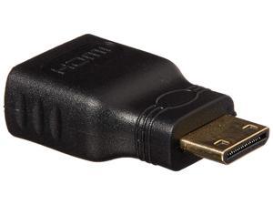 4XEM 4XHDMIFMMINI 4XEM Mini HDMI Male To HDMI A Female Adapter - 1 x HDMI (Mini Type C) Male Digital Audio/Video - 1 x HDMI (Type A) Female Digital Audio/Video - Gold Plated Connector - Black 4XEM 4XHDMIFMMINI 4XEM Mini HDMI Male To HDMI A Female Adapter - 1 x HDMI (Mini Type C) Male Digital Audio/Video - 1 x HDMI (Type A) Female Digital Audio/Video - Gold Plated Connector - Black