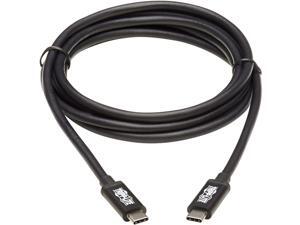 Tripp Lite Model MTB3-01M5-5A-B Thunderbolt 3 Passive Cable - 20 Gbps, 5A 100W Power Delivery, 4K/60 Hz, 1.5m (5 ft.), Black Male to Male Tripp Lite Model MTB3-01M5-5A-B Thunderbolt 3 Passive Cable - 20 Gbps, 5A 100W Power Delivery, 4K/60 Hz, 1.5m (5 ft.), Black Male to Male