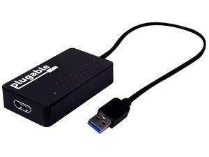 Plugable USB 3.0 to HDMI Video Graphics Adapter with Audio for Multiple Monitors up to 2560x1440 Supports Windows 11, 10, 8.1, 7, XP, and Mac