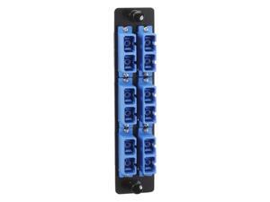HIGH DENSITY FIBER OPTC ADPTER PANEL SC BLUE HIGH DENSITY FIBER OPTC ADPTER PANEL SC BLUE