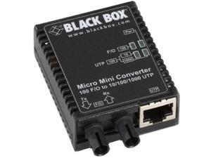 BLACK BOX LMC401A FAST ETHERNET (100-MBPS) MEDIA CONVERTER - 10/100/1000-MBPS COPPER TO 100-MBPS M BLACK BOX LMC401A FAST ETHERNET (100-MBPS) MEDIA CONVERTER - 10/100/1000-MBPS COPPER TO 100-MBPS M