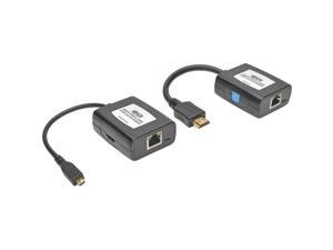 Tripp Lite Micro-HDMI to HDMI over Cat5/Cat6 Active Extender Kit, Transmitter & Receiver 1080p @ 60 Hz, USB Powered, Up to 125-ft. (B126-1A1-U-MCRO) Tripp Lite Micro-HDMI to HDMI over Cat5/Cat6 Active Extender Kit, Transmitter & Receiver 1080p @ 60 Hz, USB Powered, Up to 125-ft. (B126-1A1-U-MCRO)