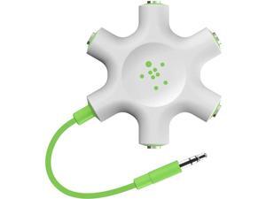 ROCKSTAR MULTI 5 WAY SPLITTER WHITE ROCKSTAR MULTI 5 WAY SPLITTER WHITE