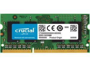 Crucial 4GB Single DDR3/DDR3L 1600 MT/s (PC3-12800) Unbuffered SODIMM 204-Pin Memory - CT51264BF160BJ Crucial 4GB Single DDR3/DDR3L 1600 MT/s (PC3-12800) Unbuffered SODIMM 204-Pin Memory - CT51264BF160BJ