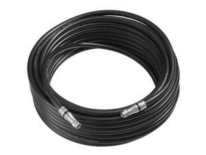 Surecall 50' RG-11 Low-Loss Coax Cable with F-Male Connectors - Black