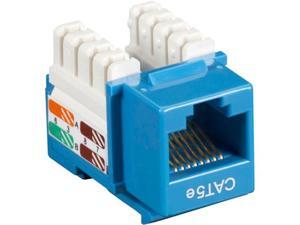 Black Box CAT5EJ-BL Black Box CAT5e Value Line Keystone Jack, Blue - 1 x RJ-45 Female - Gold-plated Contacts - Blue Black Box CAT5EJ-BL Black Box CAT5e Value Line Keystone Jack, Blue - 1 x RJ-45 Female - Gold-plated Contacts - Blue
