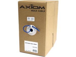 Axiom CAT5e Plenum Bulk Cable Spool 1000FT (White) - 1000 ft Category 5e Network Cable for Network Axiom CAT5e Plenum Bulk Cable Spool 1000FT (White) - 1000 ft Category 5e Network Cable for Network