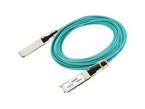 Axiom 40GBase-AOC QSFP Direct-attach Active Optical Cable, 25-meter - 82.02 ft Fiber Optic Network Axiom 40GBase-AOC QSFP Direct-attach Active Optical Cable, 25-meter - 82.02 ft Fiber Optic Network