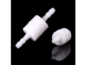 1PC 4mm Plastic One Way Inline Check Valve White Fuel Gas Liquid Water Valve 1PC 4mm Plastic One Way Inline Check Valve White Fuel Gas Liquid Water Valve