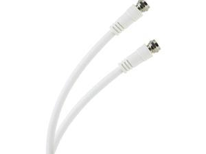 General Electric 33605 RG6 Coaxial Cable 50ft (White) General Electric 33605 RG6 Coaxial Cable 50ft (White)
