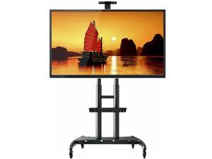 Heavy Duty Mobile TV Cart TV Stand with TVmount AVA1800701P for Flat Panel TV LED LCD Displays 3275 up to 200 Lbs