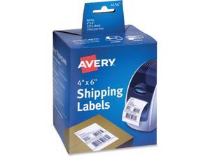Avery Thermal Printer Shipping Labels 4 x 6 White 220/Roll 1 Roll 4156 Avery Thermal Printer Shipping Labels 4 x 6 White 220/Roll 1 Roll 4156