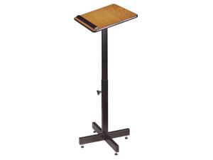 Oklahoma Sound Adjustable Portable Presentation Lectern Medium Oak Oklahoma Sound Adjustable Portable Presentation Lectern Medium Oak