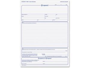 Adams 3-part Carbonless Contractors Proposal Forms Adams 3-part Carbonless Contractors Proposal Forms