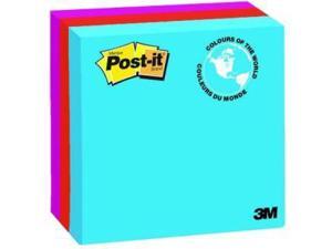 Post-it Notes 4" x 4" Jaipur Collection Lined 200 Sheets/Pad 474789 Post-it Notes 4" x 4" Jaipur Collection Lined 200 Sheets/Pad 474789