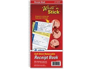Adams Write 'N Stick Receipt Book