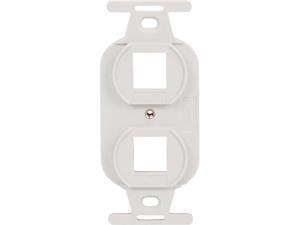 INSERT, ELECTRICAL, 2-PORT, WHITE INSERT, ELECTRICAL, 2-PORT, WHITE