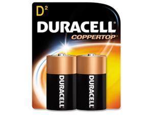 DURACELL CopperTop MN1300 15000mAh 15V Size D Alkaline Battery 2pack