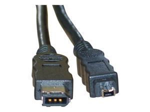 Firewire 400 6 Pin to 4 Pin cable, IEEE-1394a, 15 foot
