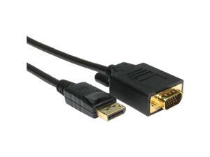 Unirise DP Male to SVGA (HD15) Male Cable Unirise DP Male to SVGA (HD15) Male Cable