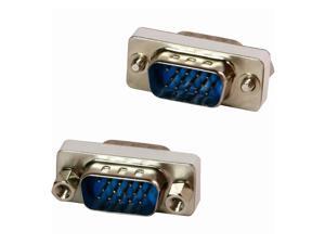 4XEM 4XVGAMM 4XEM VGA HD15 Male To Male Gender Changer Adapter - 1 x HD-15 Male VGA - 1 x HD-15 Male VGA - Silver, Yellow 4XEM 4XVGAMM 4XEM VGA HD15 Male To Male Gender Changer Adapter - 1 x HD-15 Male VGA - 1 x HD-15 Male VGA - Silver, Yellow