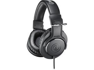Audio-Technica ATH-M20x Professional Studio Monitor Headphones- Black
